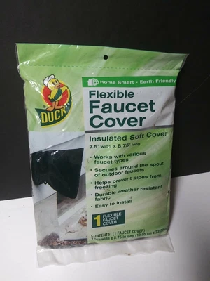 Duck Flexible Outdoor Faucet Cover Winter Insulation Soft Cover 7.5  X 8.75  • £9.45