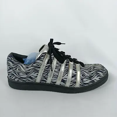 K-Swiss Men's Vintage Limited Ed Tennis Shoes Sz US 9 EUR 42 Blue Silver Flames • $149