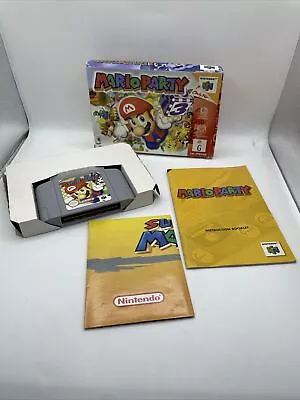 Mario Party 1 Nintendo 64 N64 AUS PAL Boxed CIB Very Good Condition - Free Post • $200