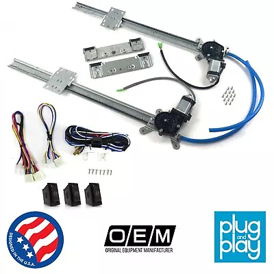 $328.33 • Buy Chevy Truck S10 1981 - 1993 Power Window Regulator Kit W/ 3 LED Switches Sbc V8