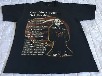 GRIM REAPER Men’s Graphic T-Shirt In Spanish Espanol Size Large. • $16.02