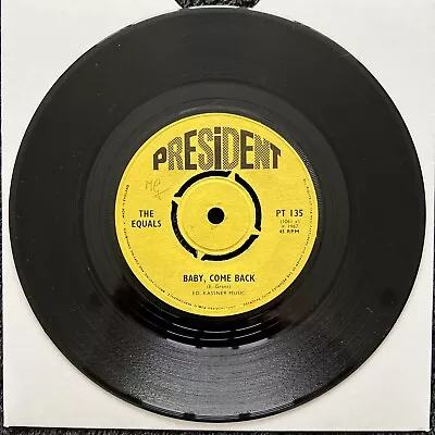 The Equals – Baby Come Back / Hold Me Closer 7'' Vinyl 1967 CLEANED/TESTED VG+ • £3.99