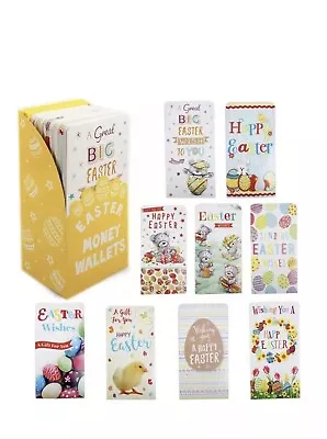 £4.45 • Buy Pack Of 9 Cute Assorted Easter Glitter Money Wallet Gift Envelopes Voucher