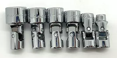 SK Tools USA 1/4  DR Metric Swivel Universal Socket Set Shallow Flex Wobble Lot • $105