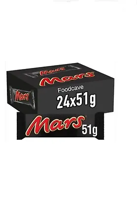 Mars Bars Chocolate 24 X 51g Bars 🍫FULL BOX 🍫 Best Before 06/24 • £18.99