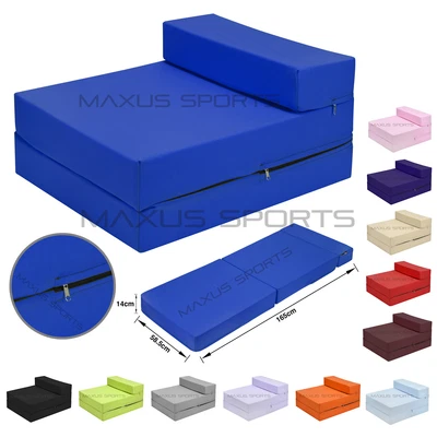 £38.90 • Buy Z Bed Futon Fold Out Single Chair For Adults Kids Sofa Bed Folding Mattress UK