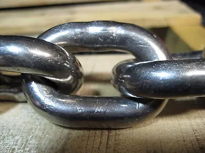 25 Ft STAINLESS STEEL ANCHOR CHAIN 3/8  Link 304 BBB • $206.25