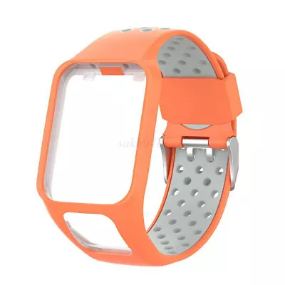 Silicone Wrist Strap Sport Band For TomTom Runner 2 3 Spark 3 Cardio Smart Watch • $21.23