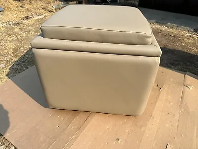 Flexsteel Taupe Beige Tan Footstool  Ottoman Sofa Couch RV Motorhome Coach Home • $200
