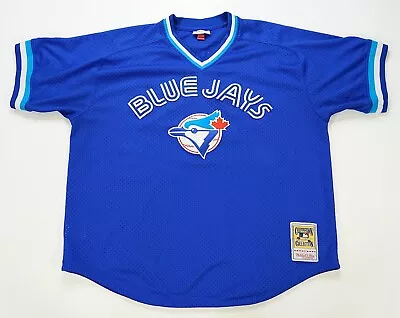 Rare MITCHELL & NESS Joe Carter Toronto Blue Jays MLB Cooperstown Mesh Jersey 52 • $49.99