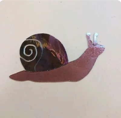 Pre Cut Stained Glass Art Kit Garden Snail  Mosaic Inlay Garden Stone Sea Scape • $14.99