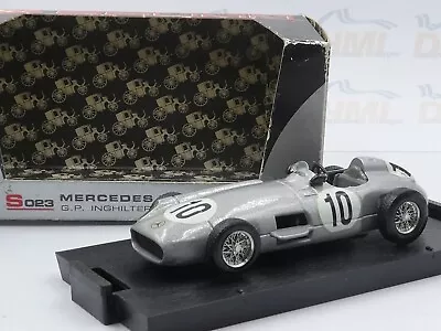 Brumm 1:43 Mercedes W196 #10 Juan Manuel Fangio F1 1955 S023 Silver Box • £12