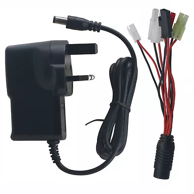 RC Charger For Airsoft NIMH 2-10S 6V 7.2V 9.6V Battery Pack W/ Tamiya Connector  • £11