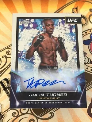 2024 UFC TOPPS CHROME Jalen Turner Signatures Autograph Auto • $9.99
