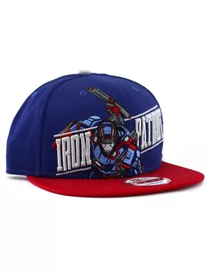 New Era Iron Patriot 9fifty Snapback Hat Adjustable Marvel Iron Man 3 Movie Blue • $31.45