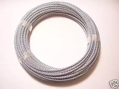 Galvanized Wire Rope Cable  3/8  7x19 100 Ft • $88.27