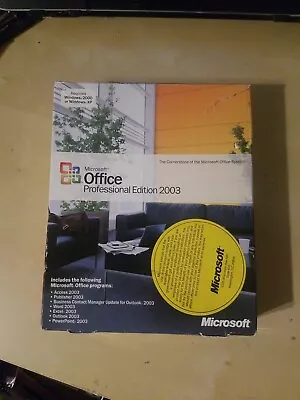 Microsoft  Office Professional Edition 2003 (Retail) (1 User) - Full Version Fo… • $44.90