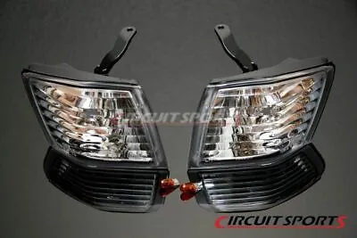 $75 • Buy Circuit Sports Clear Front Corner Lights Set For 97-98 Nissan S14 Kouki