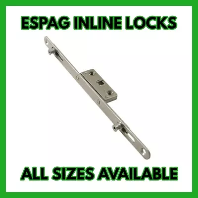 INLINE ESPAG UPVC PVC Window Lock Gearbox Mechanism Flat Rail Bar Rod All Sizes • £15.99