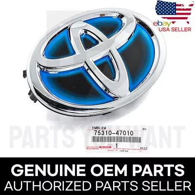 Genuine Toyota OEM Hybrid Front Radiator Grille Badge Emblem Logo 75310-47010 • $36.99