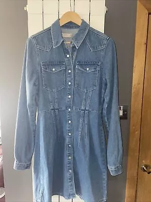 £9.95 • Buy ASOS Blue Denim Dress Size 12