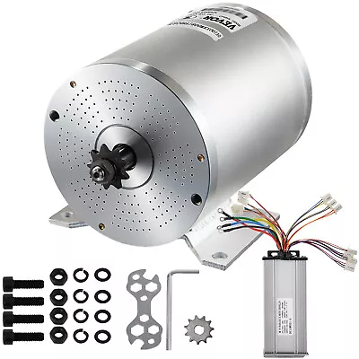 VEVOR 48V 2000W Brushless Electric Motor Controller BLDC 4300 RPM For Go-Karts • $122.99