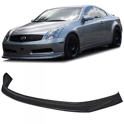 [SASA] Fit For 2003-2006 Infiniti G35 2dr Coupe NS PU Front Bumper Lip Splitter • $111.16