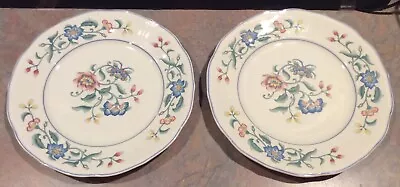 Set Of 2 Villeroy & Boch Delia 8-1/4  Salad / Cake Plates • $24.99