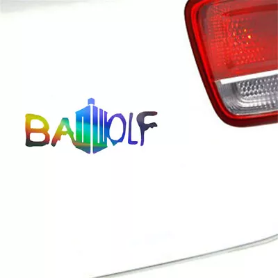 2PCS Doctor Who BADWOLF Decal Sticker Car Vinyl Laptop Wall Window Auto Decal • £4.26