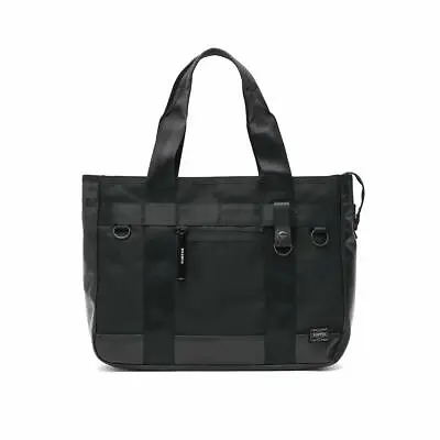 $266.46 • Buy PORTER HEAT Yoshida  Tote Bag With Zipper 703-07966 Black Japan