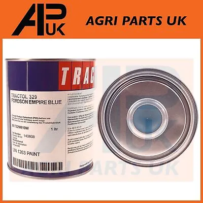 1L Empire Blue Tractol Paint For Ford Fordson Major Dexta Super Power Tractor • £31.15