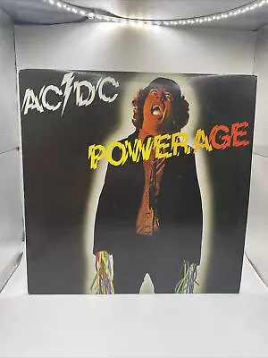 AC/DC Powerage 1978 AS NEW Vinyl LP  RARE Black / Yellow Albert Label - APLP-030 • $240