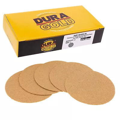 80 Grit 3  Gold Hook & Loop Sanding Discs DA Sanders - Box Of 30 Sandpaper • $9.99