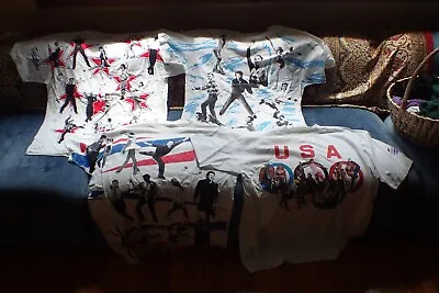 7 Vintage 90s Cambells Soups Figure Skating  T-shirt Super Rare Size XL • $225