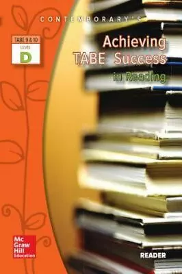 Achieving Tabe Success In Reading Level D Reader By McGraw Hill • $5.11