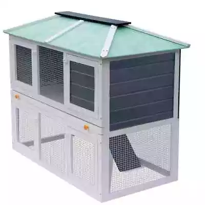 Animal Rabbit Cage Double Floor Wood Best • £165.87