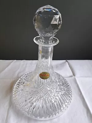 Royal Brierley Ships Decanter Vintage Heavy Lead Crystal Port Wine Or Sprit  • £20