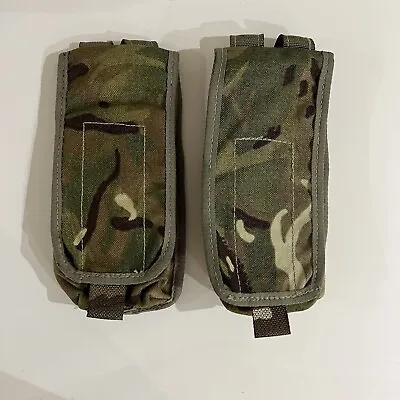 2 X Magazine Pouch MTP Osprey British Army Webbing SA80 M4 Airsoft Cadet NEW • £12.99