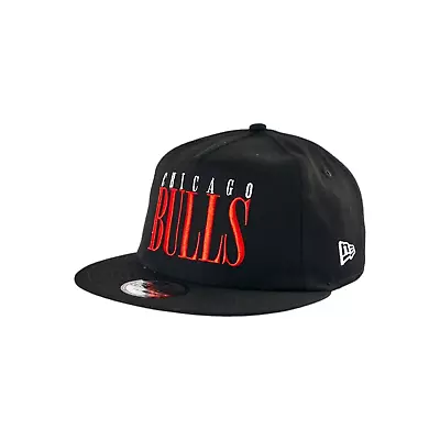 New Era Golfer Cap Chicago Bulls Classic Logo Black Red White Strapback Cap • $49.99