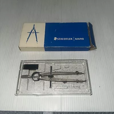 Vintage Staedtler Mars Superbow Drawing Compass Set 55300SK • $39.99