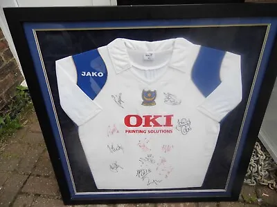 £175 • Buy Signed And Framed Portsmouth FC Shirt 2007 Season