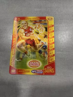 2016 AFL Teamcoach Footy Powers Card Gary Ablett Gold Coast Suns #FP-26 • $3