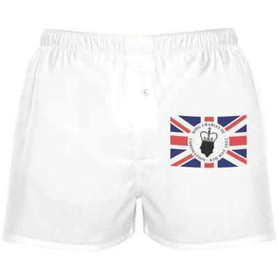 £12.99 • Buy 'King Charles Coronation Union Jack Flag' Boxer Shorts / Underwear (BX038098)