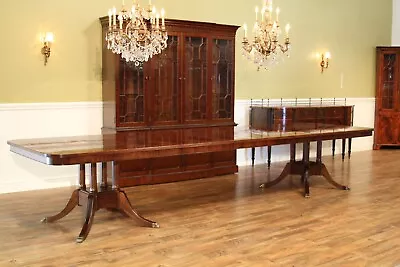 Extra Large Mahogany Dining Room Table |  American Finished • $8900