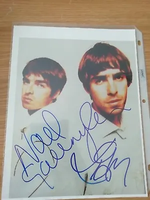 Oasis Signed Autographed 8x10 Photo Complete • £300