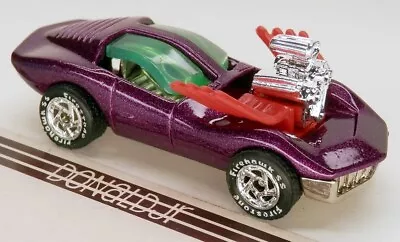 Johnny Lightning Custom Mako Shark Purple Chevrolet Corvette C2 Chevy 1/64 Scale • $8