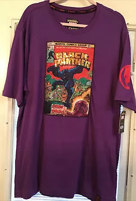 MARVEL Men’s Sz XXX LARGE Black Panther Hand Embellished Purple MSRP $48 NWT • £29.92