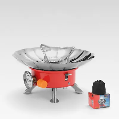 Outdoor Picnic Gas Burner Portable Backpacking Camping Hiking Mini Stove Cooker • $20.49