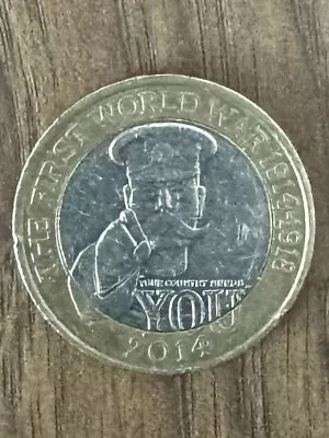 The First World War 1914-1918 £2 Coin Lord Kitchener Circulated  • £2.99