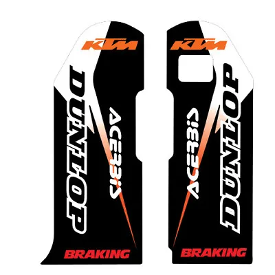 Ktm  Fork Guard Graphics Laminated Decal 2001-2007 Sx Sxf Mxc Exc Xcw • $15.25